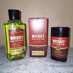 New Set- Whiskey Reserve Men's Cologne,  3-In-1 Body Wash, and Deodorant